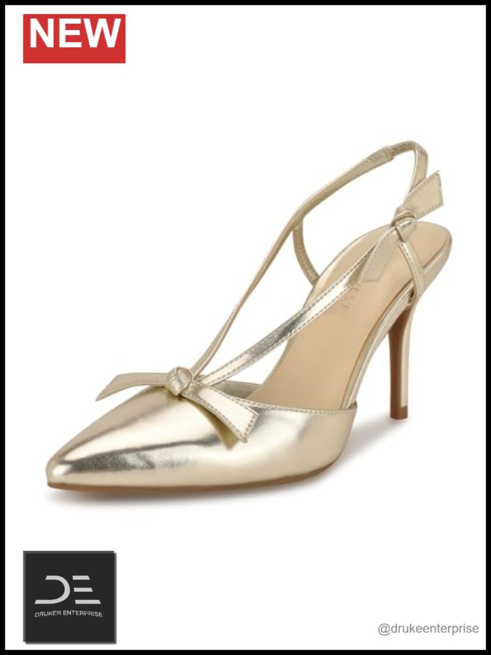 Faux Leather Pointed Toe Bow Stiletto Heel Pumps Women's Dress Shoes